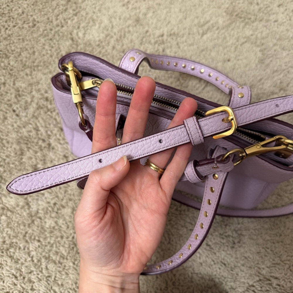 Marc Jacobs Mini T Studded Leather Tote - Picture 8 of 16